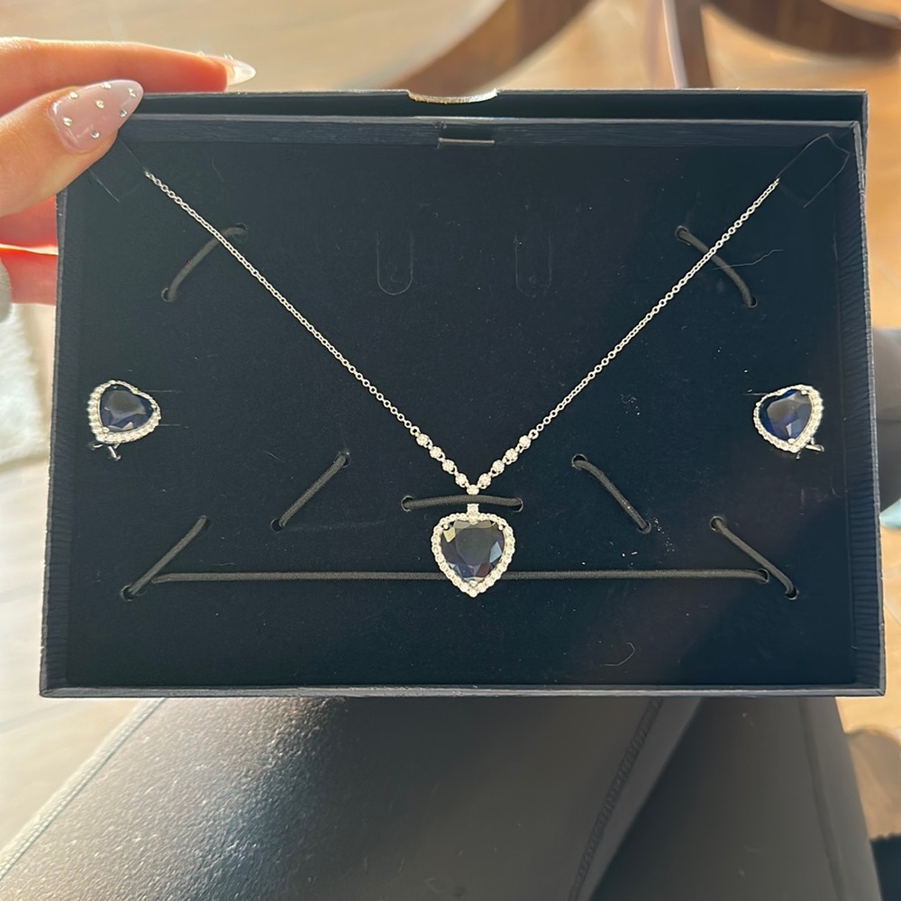 Heart of the Volcano Set (necklace and earrings)